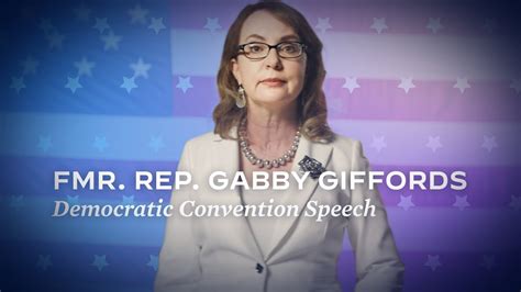 Fmr. Rep. Gabby Giffords speech at the Democratic Convention | Joe Biden For President 2020 ...