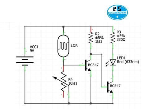 Simple Light detector circuit using transistor or Morning Alaram - Robotshapers - Best DIY ...