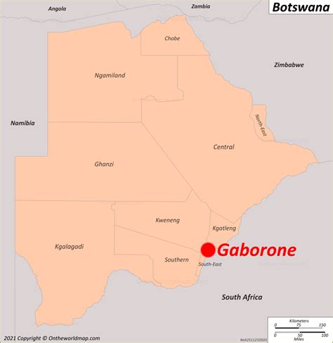 Gaborone Map | Botswana | Detailed Maps of Gaborone