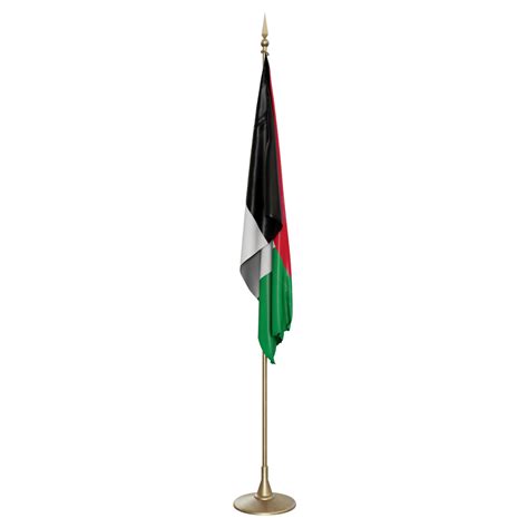 Palestine Flag With Metal Stand, Palestine Flag Post, Palestine Flag, Palestine Flag With Pole ...