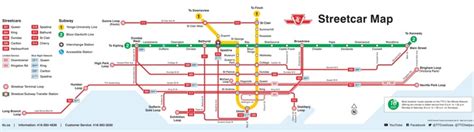 Toronto streetcar map - Ontheworldmap.com