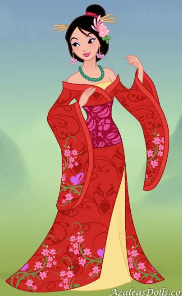 Mulan's wedding gown by Glittertiara on DeviantArt