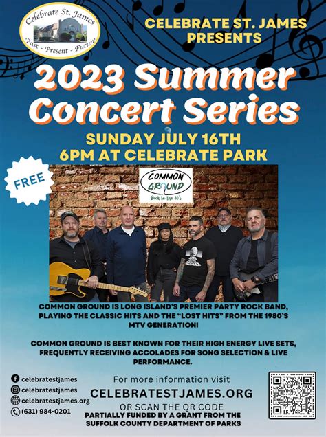 SUMMER CONCERT SERIES 2023: Common Ground Band | Celebrate St. James