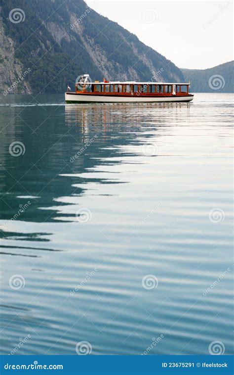 Tour Boat in Konigssee Lake Editorial Photo - Image of outdoors, germany: 23675291