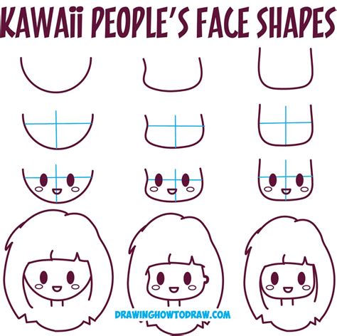 Guide to Drawing Kawaii Characters : Part 1 : How to Draw Kawaii People ...