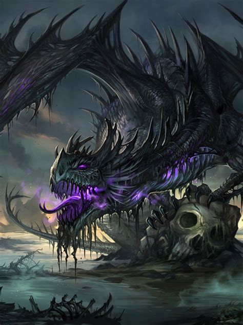 Black Dragon | Sandara | Mythical creatures art, Dragon artwork, Fantasy dragon