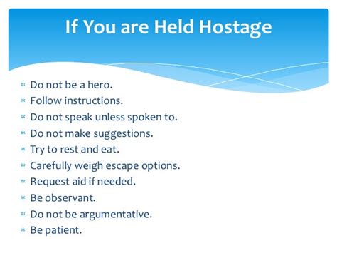 15 crisis hostage negotiation