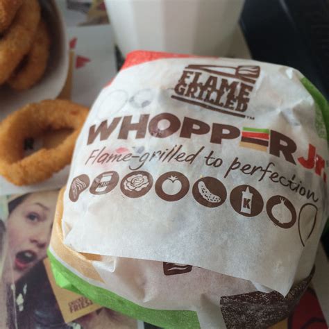 Whopper Jr from Burger King | Burger king, Burger king whopper, Whoppers