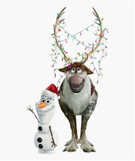 Frozen Olaf And Sven Ready For Christmas - Sven Frozen Png, Transparent ...