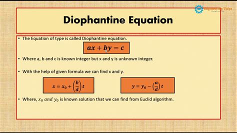 9. Diophantine Equation of Modular Arithmetic. - YouTube