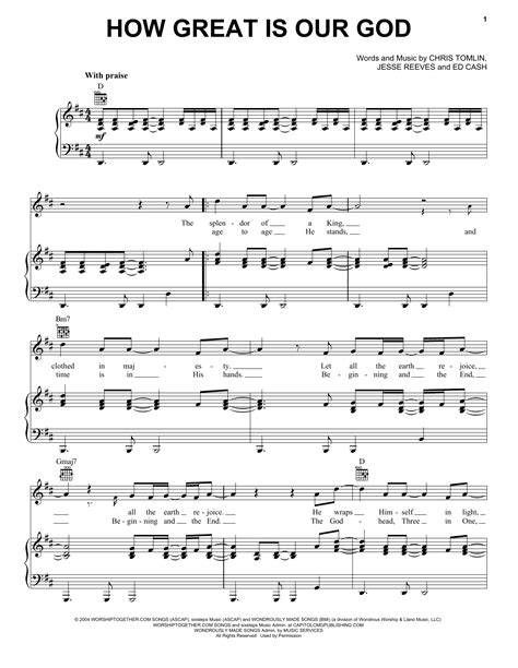 How Great Is Our God | Sheet Music Direct