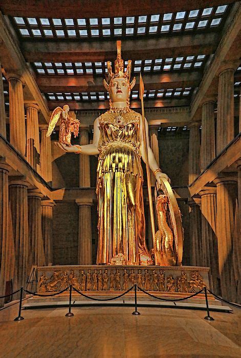 Athena Statue - Nashville by Allen Beatty | Parthenon, Statue, Athena