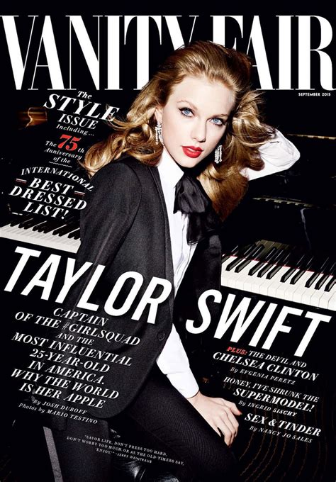 Taylor Swift - Vanity Fair Magazine Cover and More Photos, September 2015 | Taylor swift, Vanity ...