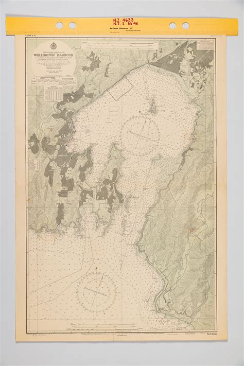 Chart: Wellington Harbour - New Zealand Maritime Museum