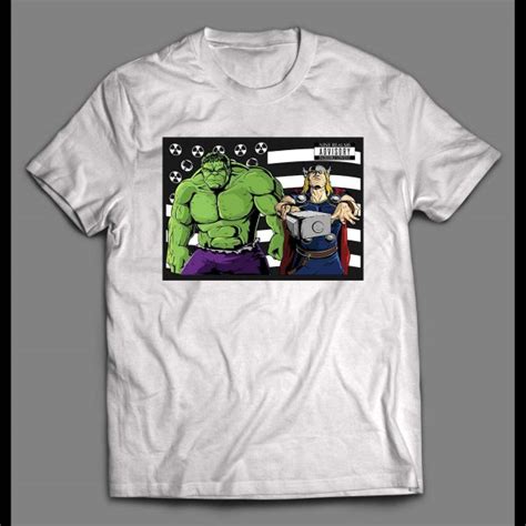 HULK AND THOR STANKONIA ALBUM PARODY ART SHIRT – OldskoolShirts