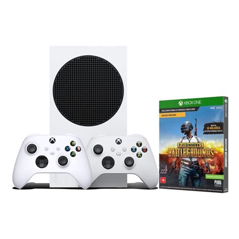 Xbox Series S 2020 2 Controles Brancos + Jogo Battlegrounds Xbox Series ...