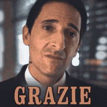 Grazie Thank You GIF - Grazie Thank You Adrien Brody - Discover & Share GIFs