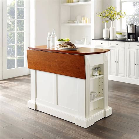 Drop Leaf Breakfast Bar Top Kitchen Island | Best Target Kitchen Furniture With Storage ...