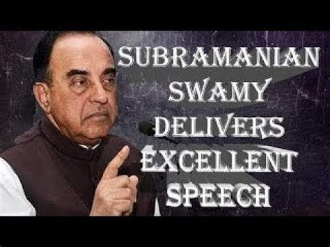 SUBRAMANIAN SWAMY'S LATEST SPEECH - YouTube