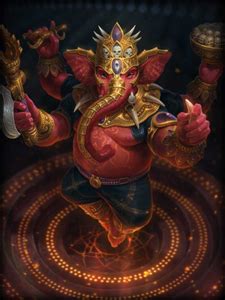 Smite Ganesha skins - Zathong