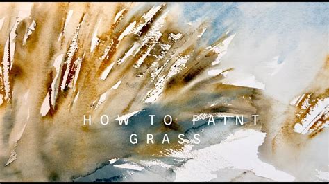 How to Paint Grass in Watercolor - YouTube