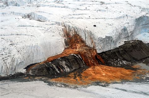 The Antarctic Sun: News about Antarctica - Wintertime flow of Blood Falls caught on camera for ...