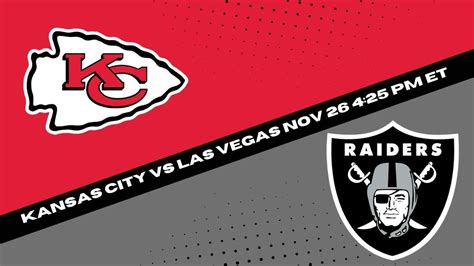 Kansas City Chiefs vs Las Vegas Raiders Prediction and Picks - NFL ...