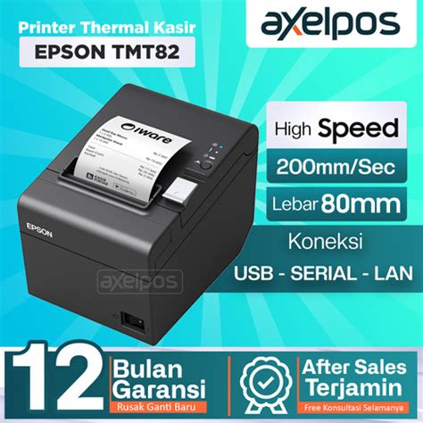 Promo PRINTER POS KASIR THERMAL EPSON TMT82 | TMT 82 | TM-T82 USB - LAN ...