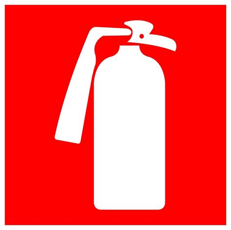 Fire Extinguisher Symbol Sign Isolate On White Backgroundvector ...