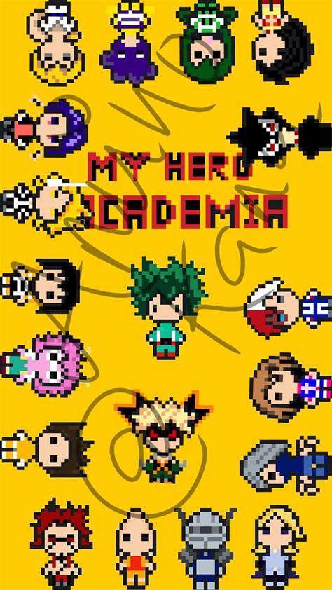 My Hero Academia Pixel Art, my hero academia art HD phone wallpaper ...