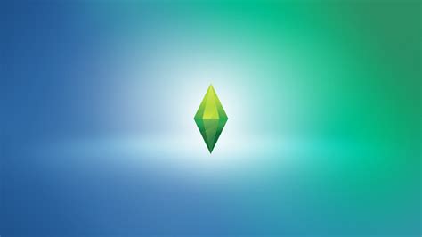 Sims 4 CAS inspired wallpaper - Plumbob by moozdeviant on DeviantArt