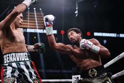 Photos: David Benavidez Crushes Demetrius Andrade in Six Rounds ...