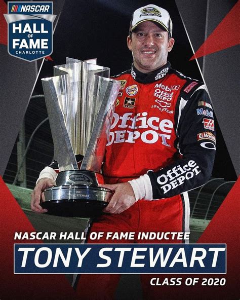 Hall of Fame 2020 | Tony stewart, Hall of fame, Nascar