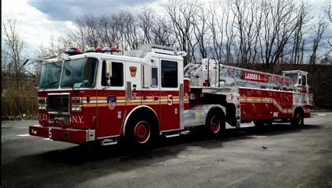 NEW FDNY TILLER LADDER 5 in 2021 | Fire trucks, Fdny, Fire apparatus