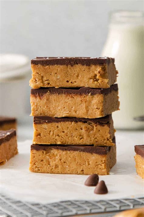 Healthy Peanut Butter Oatmeal Bars - Meaningful Eats