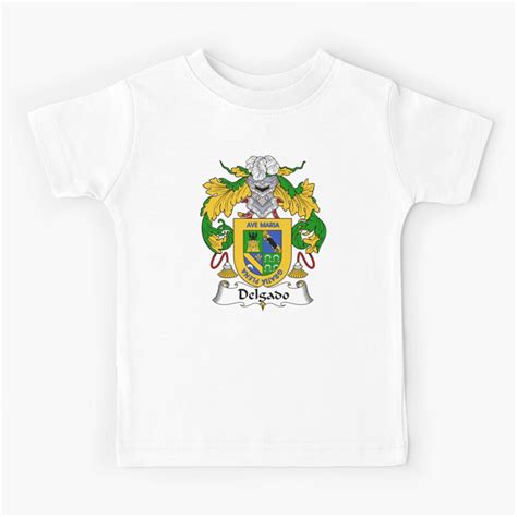 "Delgado Coat of Arms/Family Crest" Kids T-Shirt by carpediem6655 | Redbubble