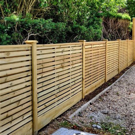 Contemporary Fence Panel 1.8m w x 0.9m h | Lemon Fencing | Specialist in Essex