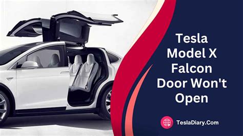 Tesla Model X Falcon Door Won't Open [Fixed] • Tesla Diary