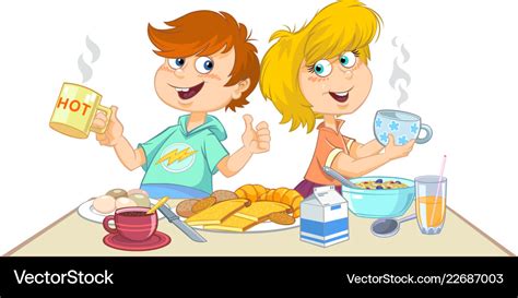 Healthy Breakfast Cartoon - 226,387 breakfast cartoons on gograph. - Dengan Santai