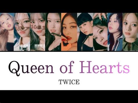 Queen of Hearts / TWICE 【日本語訳・カナルビ・歌詞】 - YouTube