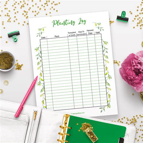 Printable Garden Planner and Journal- A Cultivated Nest