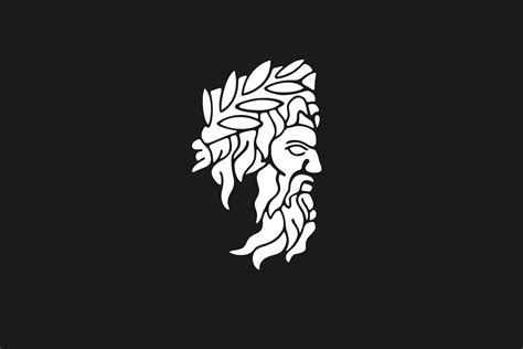 Greek God Zeus Logo Design Vector Grafik Von Weasley99 · Creative Fabrica