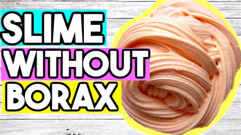 How to Make Slime WITHOUT Borax! 4 Ways! - YouTube