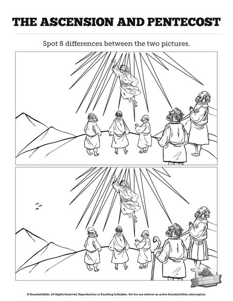 Pin on Top Spot the Difference Bible Activities for Kids