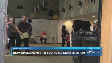 Multiple amendments get approved to Florida's constitution