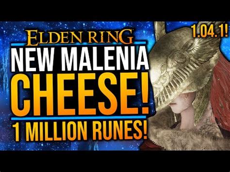 Malenia Elden Ring Cheese! - 1 MILLION RUNES! Skip! Exploit! Easy Great ...