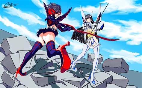 ArtStation - Ryuko vs Satsuki