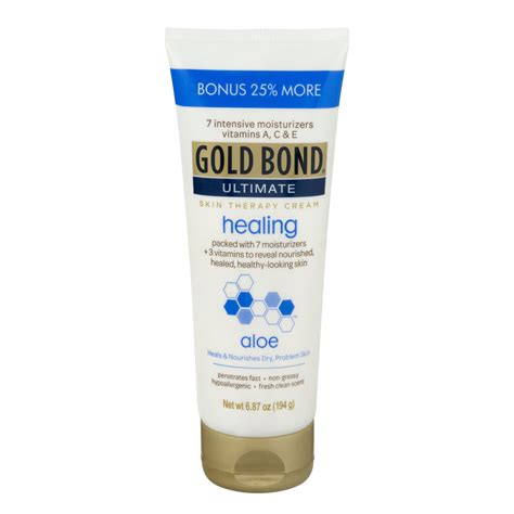 Gold Bond Ultimate Skin Therapy Cream, Aloe, 6.87 oz - Walmart.com