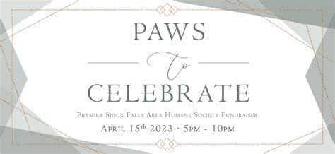 Paws to Celebrate | DonationMatch