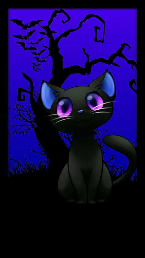 Cute Halloween Cat Wallpapers - Wallpaper Cave